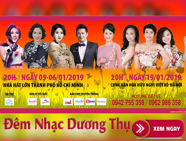 Bán vé Liveshow Đêm Nhạc Dương Thụ – TP Hồ Chí Minh