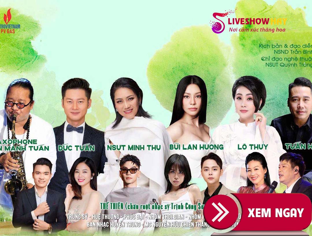 Bán Vé Liveshow Đêm Nhạc Trịnh Công Sơn – Em Còn Nhớ Hay Em Đã Quên ngày 29-30/3/2025 tại Hà Nội.