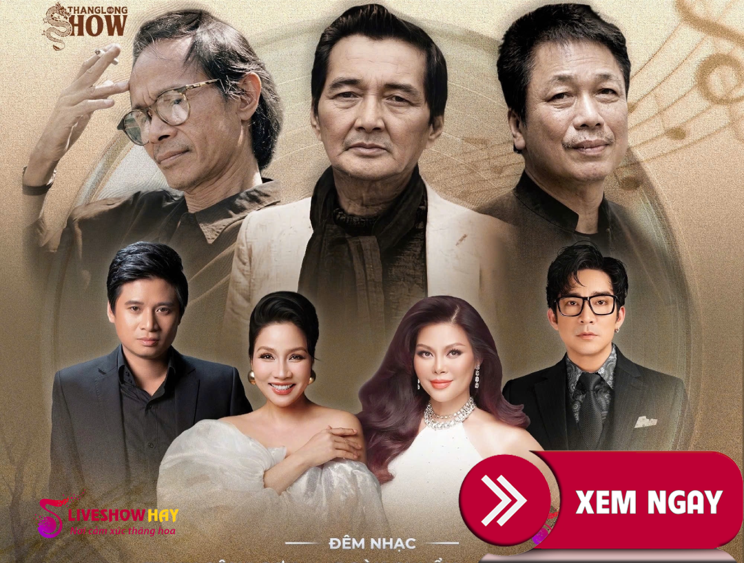 BÁN VÉ LIVESHOW ĐÊM NHẠC TRỊNH CÔNG SƠN, PHÚ QUANG, ĐOÀN CHUẨN – CÓ MỘT HÀ NỘI TRONG NỖI NHỚ NGÀY 13/06/2026 TẠI HÀ NỘI – VÉ ĐẸP TỪ BAN TỔ CHỨC